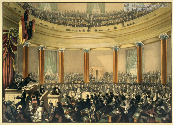 The Frankfurt National Assembly in St. Paul's Church (c. 1848)